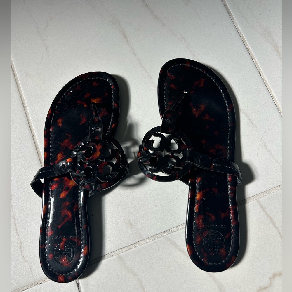 Tory Burch Tortoise Miller Sandals